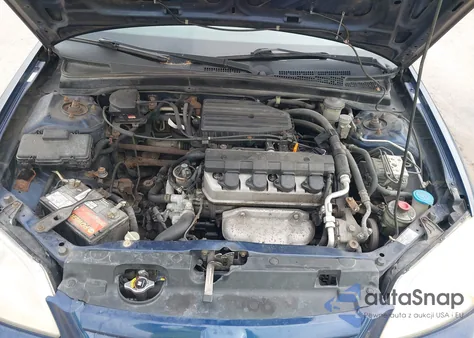 2002 Honda Civic Ex from USA, damaged, VIN 1HGES25772L027295